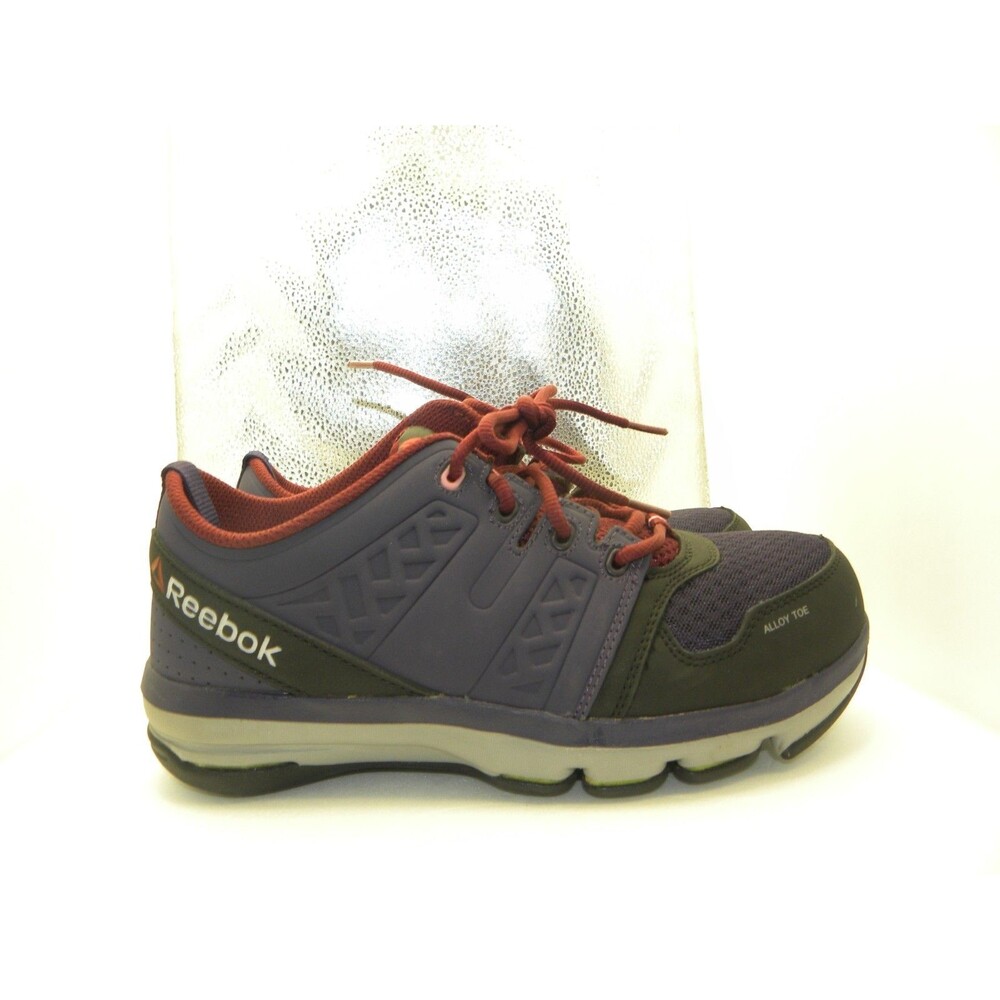Reebok Work Sublite Cushion Women's Size 9 US Alloy Toe Safety Shoes Purple RB36 - Picture 7 of 11